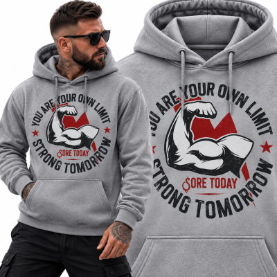 BLUZA Z KAPTUREM NA SIŁOWNIĘ  GYM SET 2